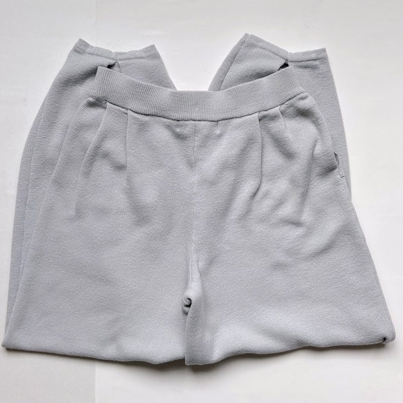 Free People FP Beach Freya Knit Tapered Balloon Pants Dove Gray Grey Size M - Picture 9 of 11